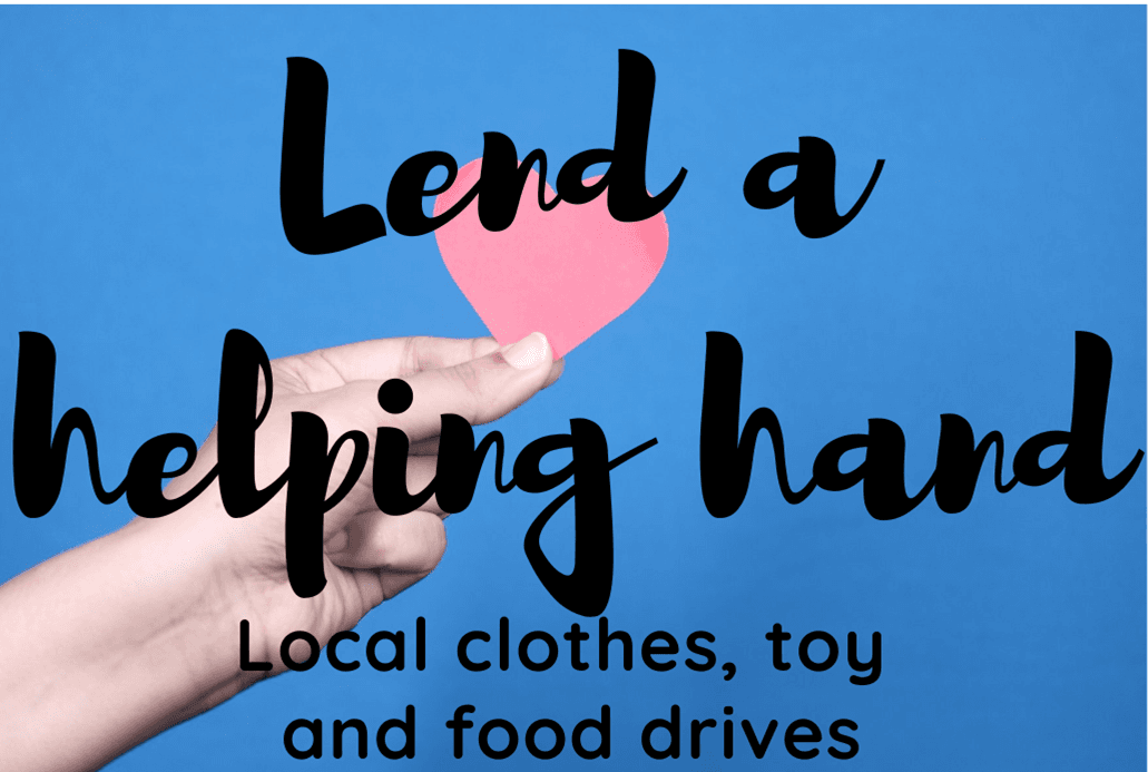 clothes toy and food drives 2021