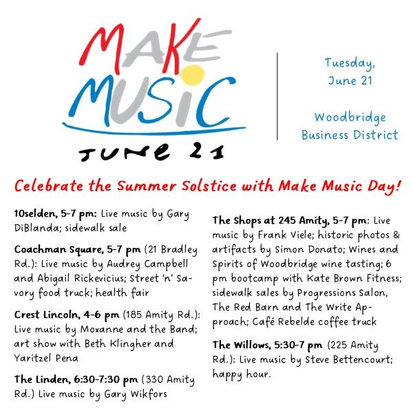 Make Music Day 2022 event flyer