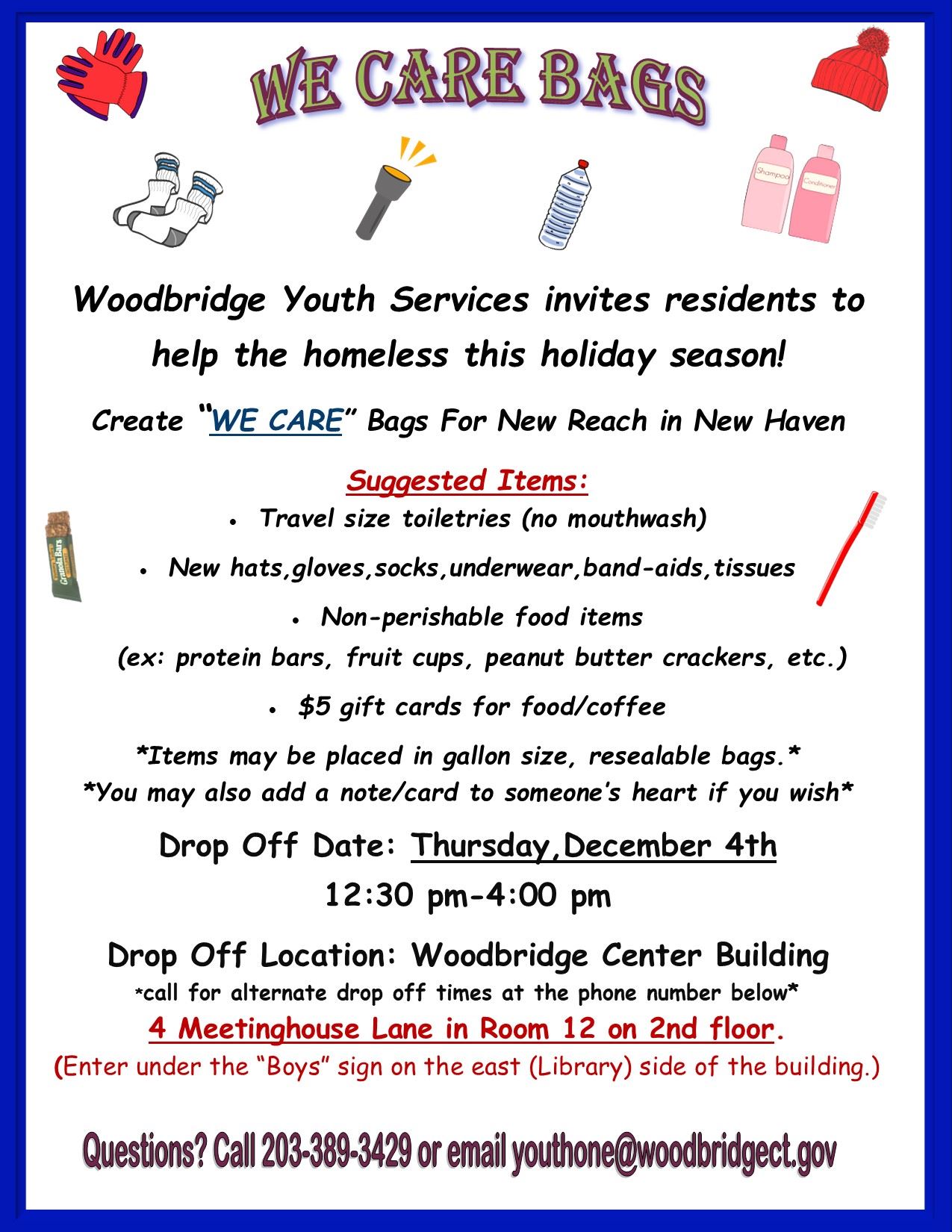 We Care Bags Flyer 2025