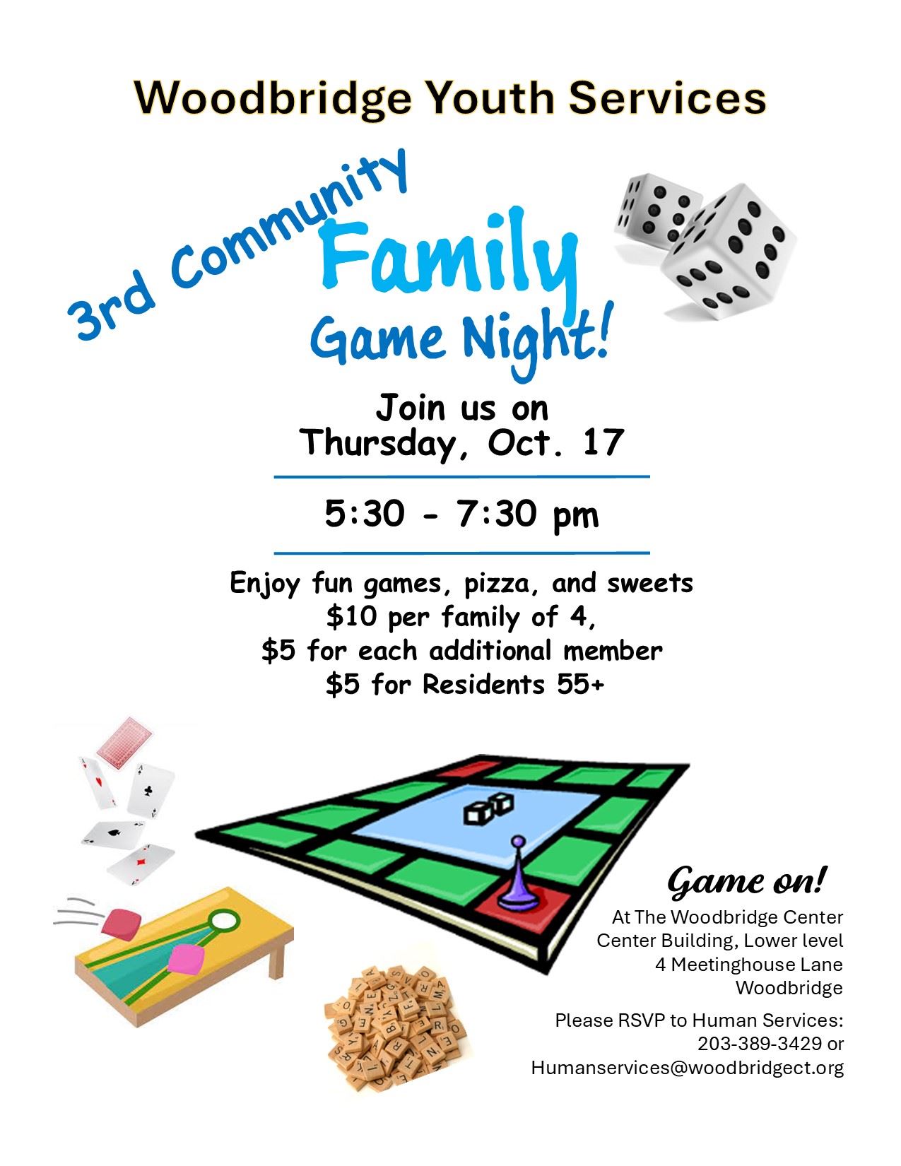 Game Night- Oct 17 2024 Flyer