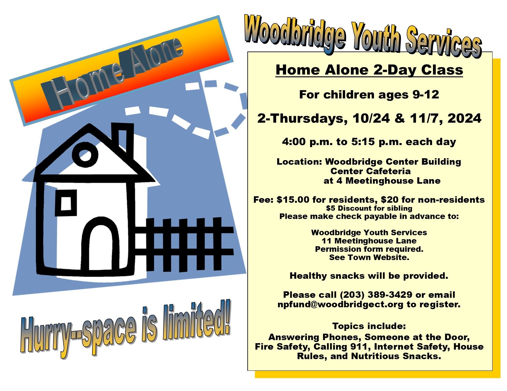 Home Alone Flyer 10-24  11-7-24