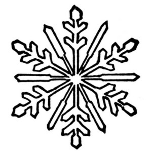 snowflake drawing